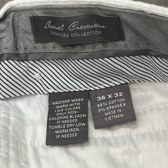 DANIEL CREMIEUX 36x32 Corduroy Pants Signature Collection White. {G}. - Picture 12 of 16